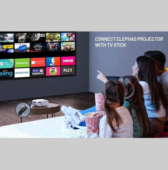 Mini HD Smart Projector – 1080P, 4K Support, WiFi & Bluetooth | Home Cinema Experience