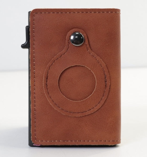 Minimalist RFID Wallet – Slim, Secure & Anti-Theft with AirTag Holder