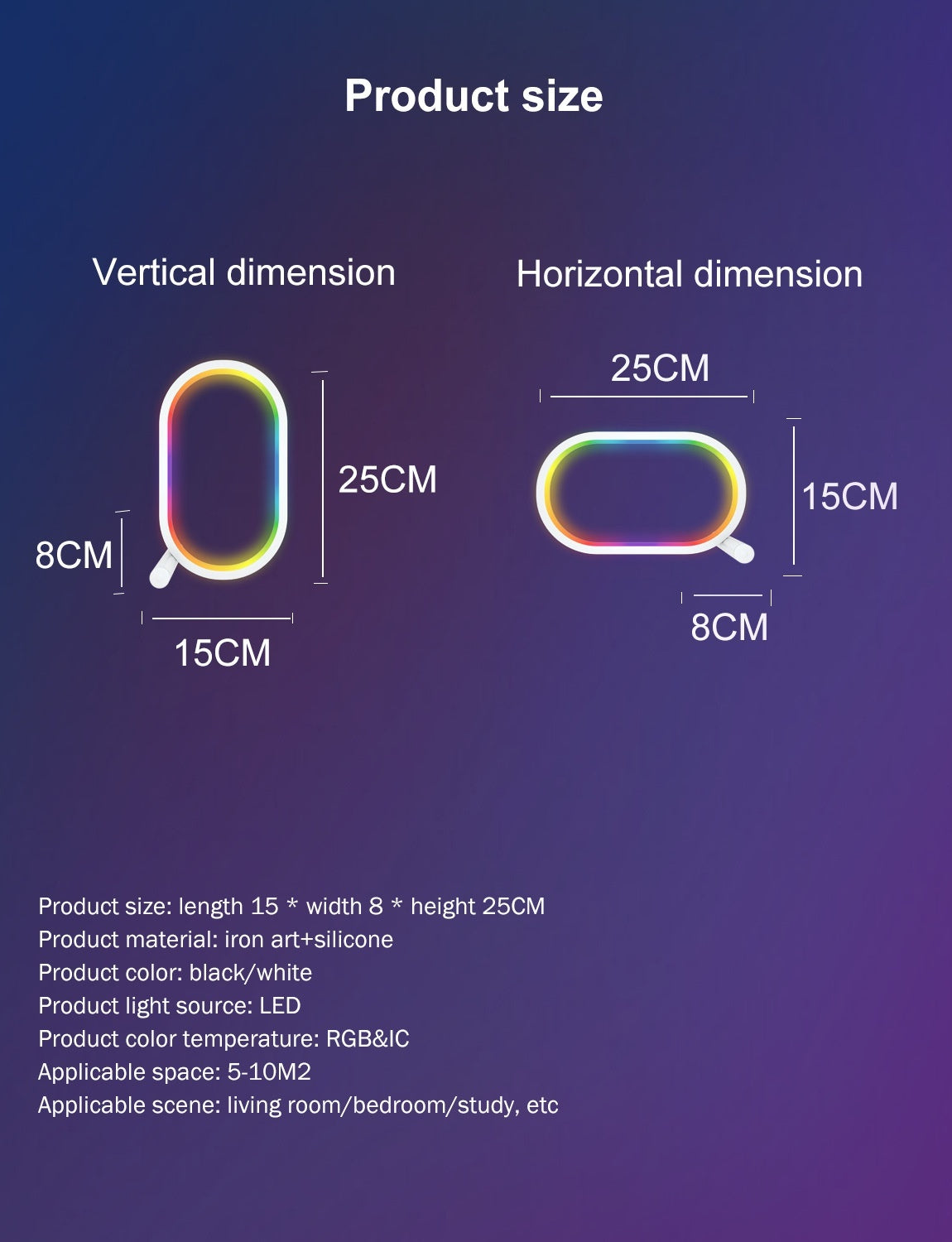 Smart RGB Ambience Light – Customizable LED Mood Lighting for Home & Gaming Setup