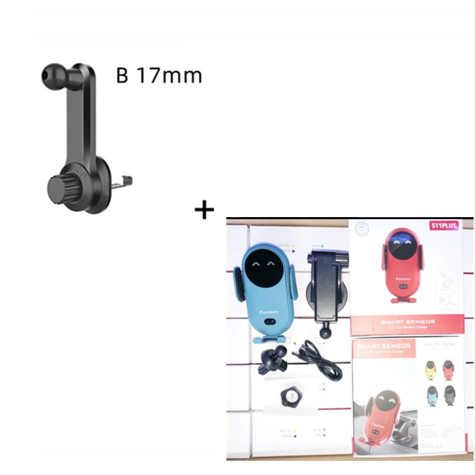 Smart Wireless Car Charger & Auto-Clamping Phone Holder – Fast Charging & Infrared Sensor