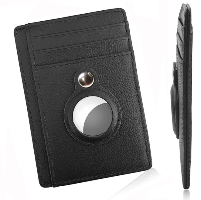 Minimalist RFID Wallet – Slim, Secure & Anti-Theft with AirTag Holder