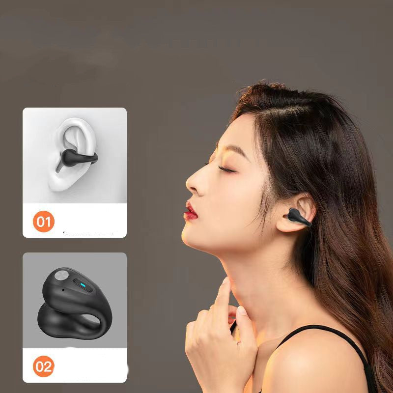 Bone Conduction TWS Earbuds – Open-Ear Bluetooth 5.3 Headphones | HiFi Bass, Touch Control, Sports & Workout Wireless Earphones