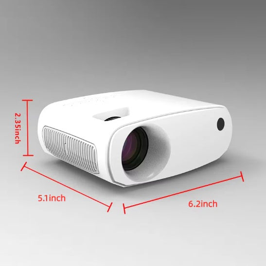 Mini HD Smart Projector – 1080P, 4K Support, WiFi & Bluetooth | Home Cinema Experience