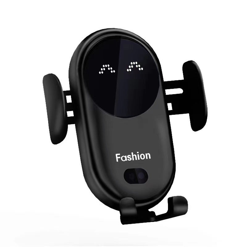 Smart Wireless Car Charger & Auto-Clamping Phone Holder – Fast Charging & Infrared Sensor