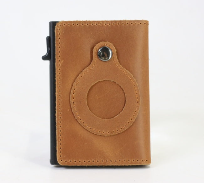 Minimalist RFID Wallet – Slim, Secure & Anti-Theft with AirTag Holder