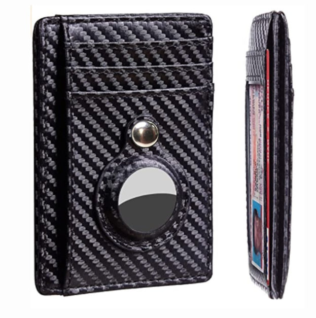 Minimalist RFID Wallet – Slim, Secure & Anti-Theft with AirTag Holder