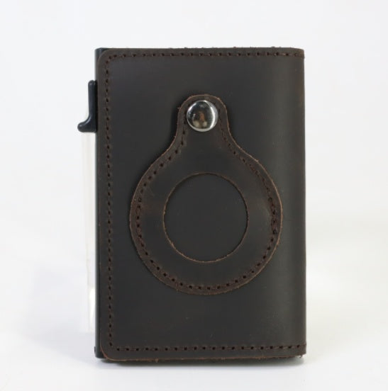 Minimalist RFID Wallet – Slim, Secure & Anti-Theft with AirTag Holder