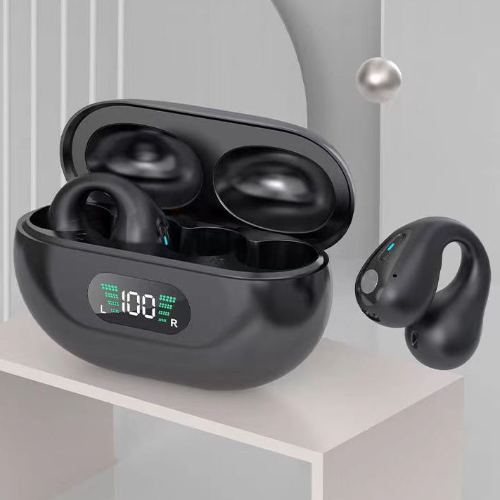 Bone Conduction TWS Earbuds – Open-Ear Bluetooth 5.3 Headphones | HiFi Bass, Touch Control, Sports & Workout Wireless Earphones