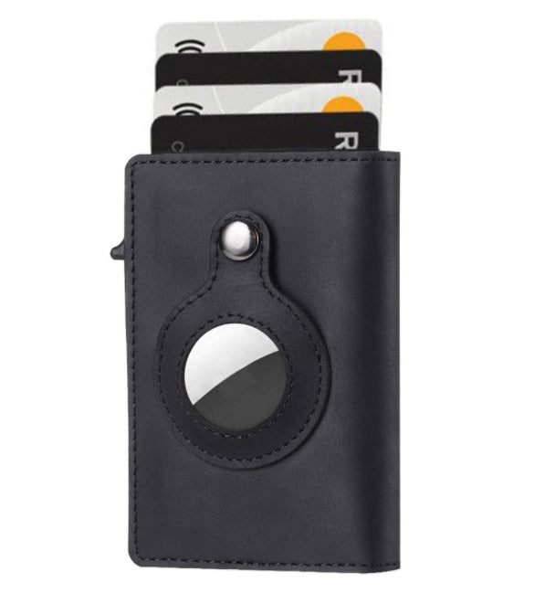 Minimalist RFID Wallet – Slim, Secure & Anti-Theft with AirTag Holder