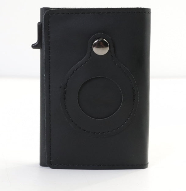 Minimalist RFID Wallet – Slim, Secure & Anti-Theft with AirTag Holder